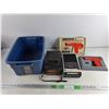 Image 1 : Zerostat 3 Static Neutralizer Pistol, Sony Cassette Corder w/ Case - As Is, Plastic Storage Tote