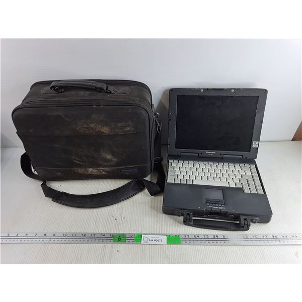 Panasonic Toughbook CF25 Rugged Laptop, Carry Case 7" x 15" x 12", As Is