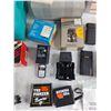 Image 3 : Sanyo, Archer & General Electric Battery Chargers, Mallory Flashlights - As Is, LMB Cabinets , Tote