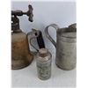 Image 3 : Blow Torch, Oil Can, Simons Measuring Pitcher, Pickup Only