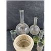 Image 2 : Vintage Laboratory Glassware, Vase, Test Style Bottles, Misc - PICK UP
