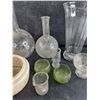 Image 3 : Vintage Laboratory Glassware, Vase, Test Style Bottles, Misc - PICK UP