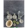 Image 6 : Vintage Laboratory Glassware, Vase, Test Style Bottles, Misc - PICK UP