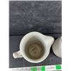 Image 3 : Vintage Ceramic Pitcher & Corning Ware Cornflower Percolator Pot