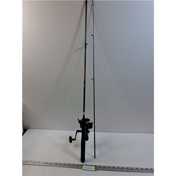 Tebco Adventure Fishing Rod w/Shimano Reel - 70" Full Length, 37" Long Folded - PICK UP