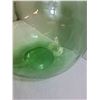 Image 4 : * Green Glass Demijohn Container - 25" x 18" - CANNOT SHIP