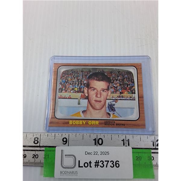 Bobby Orr Boston Bruins Hockey Trading Card - CANNOT GUARANTEE AUTHENTICATION