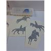 Image 4 : Cowboy Living Container, (2) Ice Trays, (8) Cowboy Horse Decals
