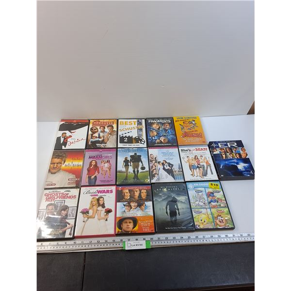 (16) DVDS: Mean Girls, ER, Looney Tunes, Hangover, Misc