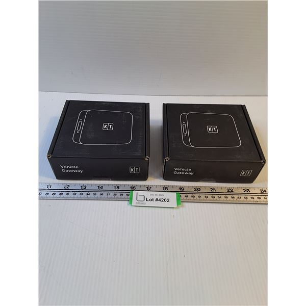 (2) KT Vehicle Gateway - Iphone Compatiable