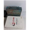 Image 3 : (4) Vintage Metal First Aid Kit Boxes - Empty 11" x 6" x 12" & 9" x 7" x 3"