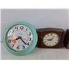 Image 2 : Renwen  & Westclox Electric & Mechanical Clocks - Powers On, As Is, Springfield Weather Station
