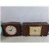 Image 3 : Renwen  & Westclox Electric & Mechanical Clocks - Powers On, As Is, Springfield Weather Station