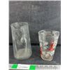 Image 4 : (2) Glass Pitchers 8" & 7"