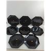 Image 3 : Unused Arcoroc 12" Set of 8 Octagon Dinner Plates from France