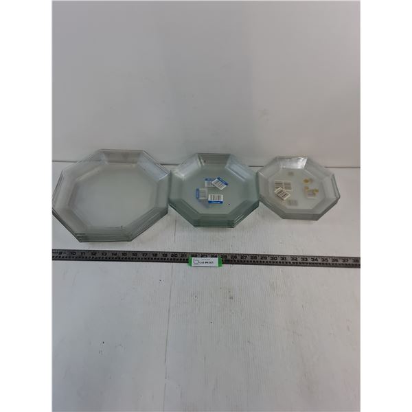 (6) Sets of 3 Unused Arcoroc Dinnerware from France