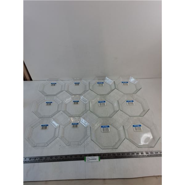 Set of 12 Unused Arcoroc Plates from France
