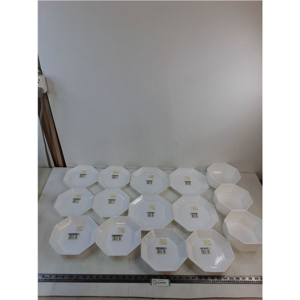 (15) Unused Arcopal Dinnerware from France - PICK UP