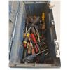 Image 2 : Plastic Tool Box 20x10x9" As is with Numerous Assorted Screwdrivers