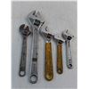 Image 2 : (5) Assorted Monkey Wrenches