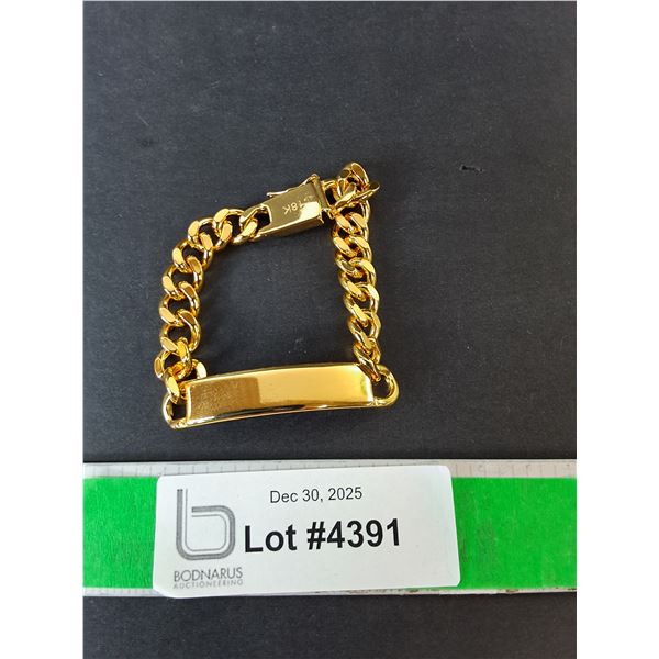 18K Gold Bracelet- Cannot Authenticate
