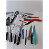 Image 2 : Kitchen Utensils- Whisks, Potato Masher, Tongs, Misc.