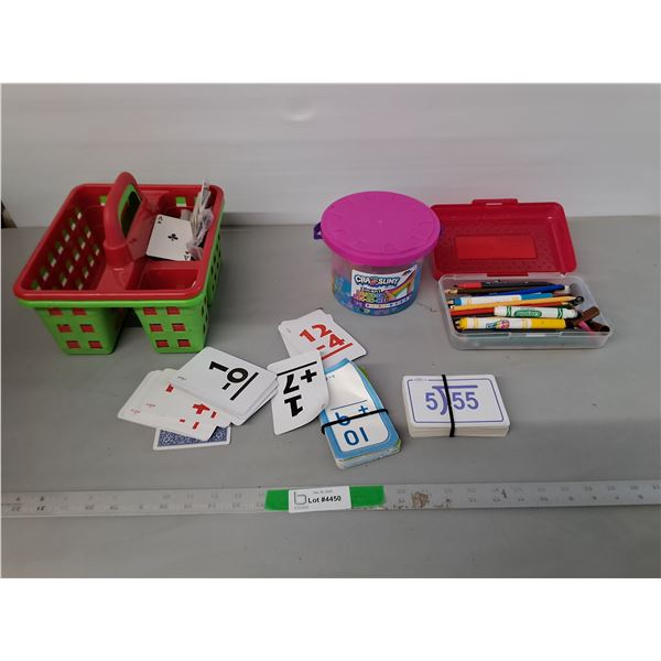Slime, Math Flash Cards, Pencil Crayons, Misc. Cannot Ship