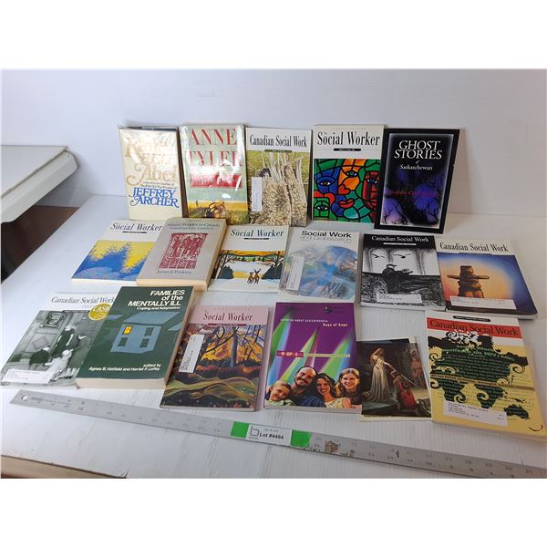 (16) Books- Ghost Stories of Saskatchewan, Kane & Abel, Ladder of Years, Misc.