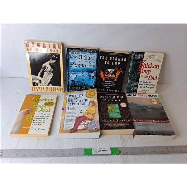 (8) Books- Chicken Soup/Poop for the Soul, The Girl in the Picture, Misc.