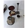 Image 3 : Brass Catchall, Decorative Shells, Misc.