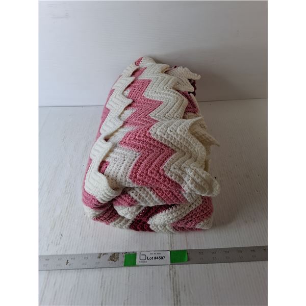 Crocheted Throw Blanket