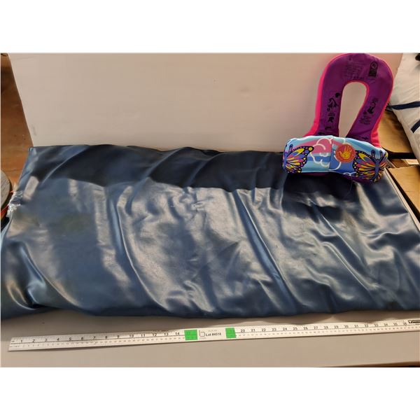 Camping Sleeping Mat- 24.5" By 46.5", Children's Life Jackets - PICK UP ONLY