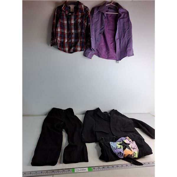 Various Children's Clothes- Suit Jacket/Striped Button Size 4,