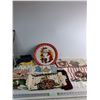 Image 1 : Various Tea Towels, Santa Plate