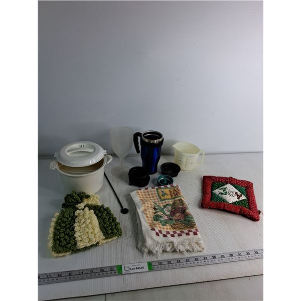 Coffee Mug, Tea Towel, Beanie