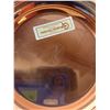 Image 3 : Copper Dish Set- Teapot, Creamer, Sugarbowl, Plate