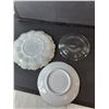 Image 2 : Milk Glass, Glass & Singapore Plates