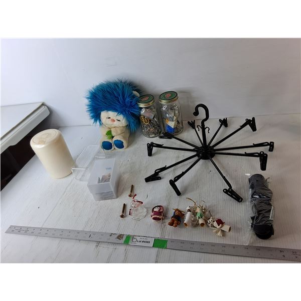 Tree Ornaments, Clothes Hanger, Castor Wheels, Misc.