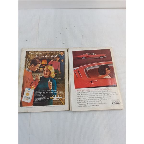(9) Vintage Playboy Magazines from 1965