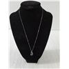 Image 2 : ^ Womens Sterling Silver Necklace w/ Swan Pendant, Marked 925 w/ Box
