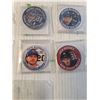 Image 4 : (9) NHL/ MLB Collector Trading Coins, Jack Hughes, Sidney Crosby, Misc, Cannot Guarantee Authenticit