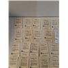 Image 7 : (42) Various Winnipeg Blue Bombers CFL Cards, Unknown Year, Cannot Guarantee Authenticity