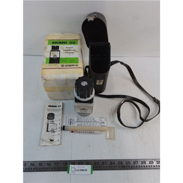 Farmi 35 Grain Moisture Tester from Finland - Untested, As is