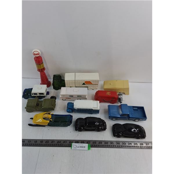 (12) Assorted 'Mostly Full' Vintage AVON Vehicle Bottles - Cannot Ship