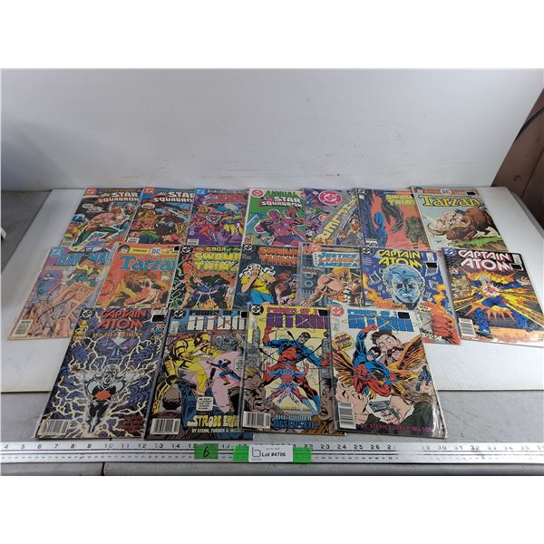 (18) DC Comics - Captain Atom, Tarzan, All Star Squadron, Swamp Thing