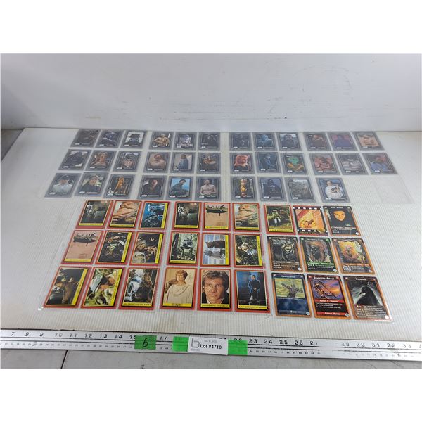 (61) Star Wars & Rage Combat Trading Collectors Cards - Cannot Authenticate