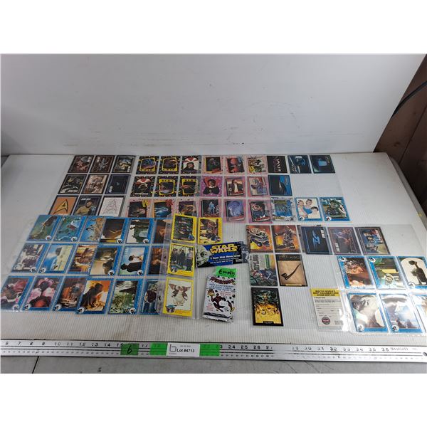 (72) Assorted Collectors Trading Cards - Star Trek, Star Wars, Tron, Cannot Authenticate