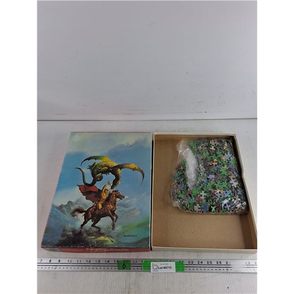 750 Piece Waddingtons Flying Serpent Fantasy Puzzle