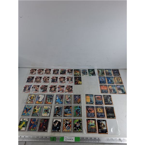 (58) Donruss Boxing, The Return of Superman & Rage Sept Trading Cards - Cannot Authenticate
