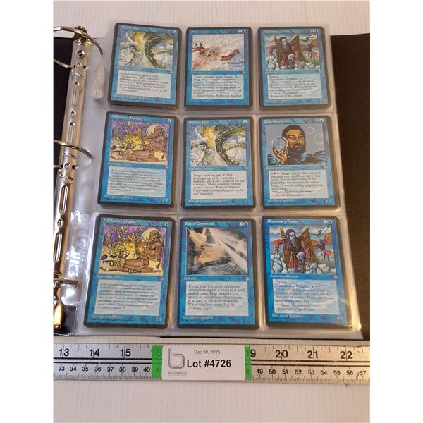 Binder Containing (22) Sheets of Magic:The Gathering Cards-Cannot Guarantee Authenticity-not all are